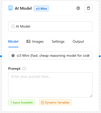 AI Model Node