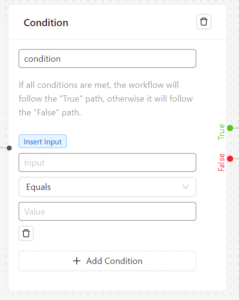Condition Node - AI Workflow Automation