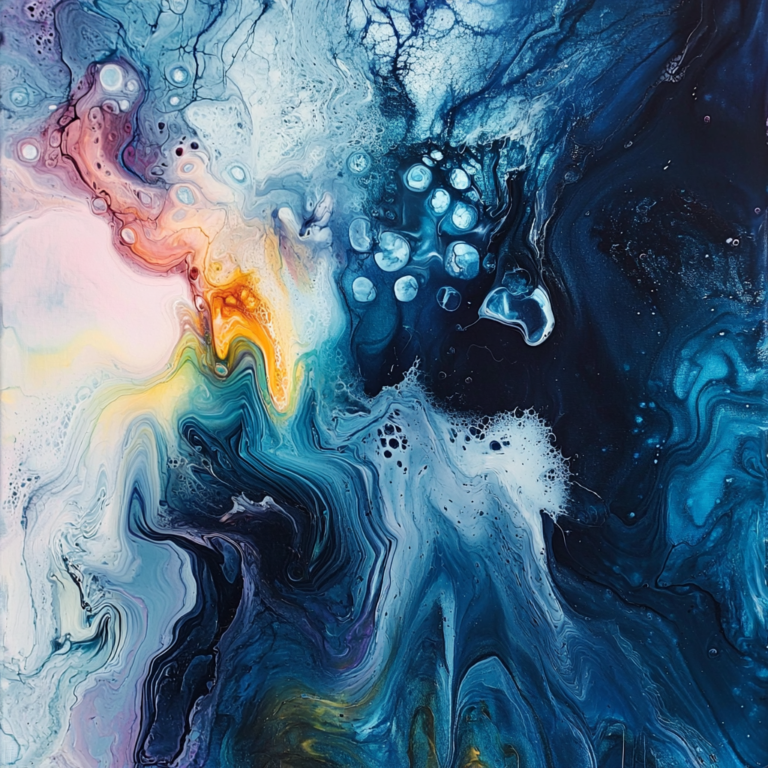 navidard abstract and very fluid yet deep painting on a canvas f0866d20 0d4b 4524 81d1 df954904cd6c
