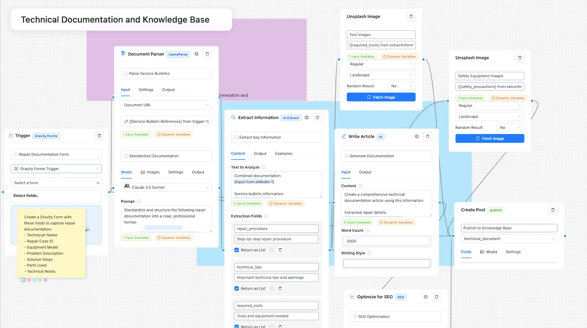 Technical Documentation and Knowledge Base Management