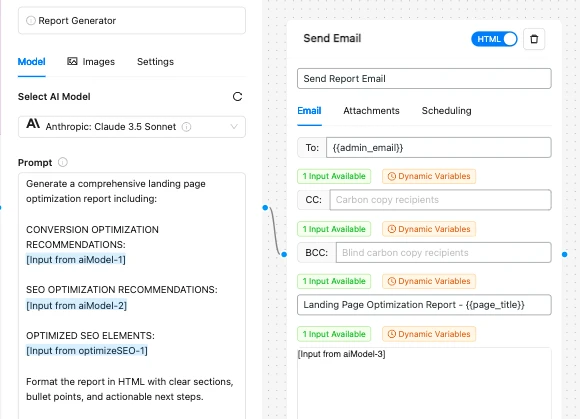 Landing Page Optimization and Analysis Workflow report