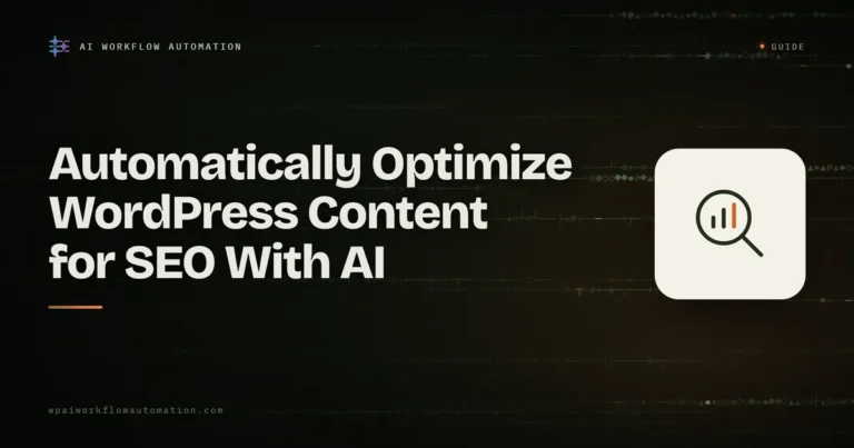 ai seo optimization wordpress