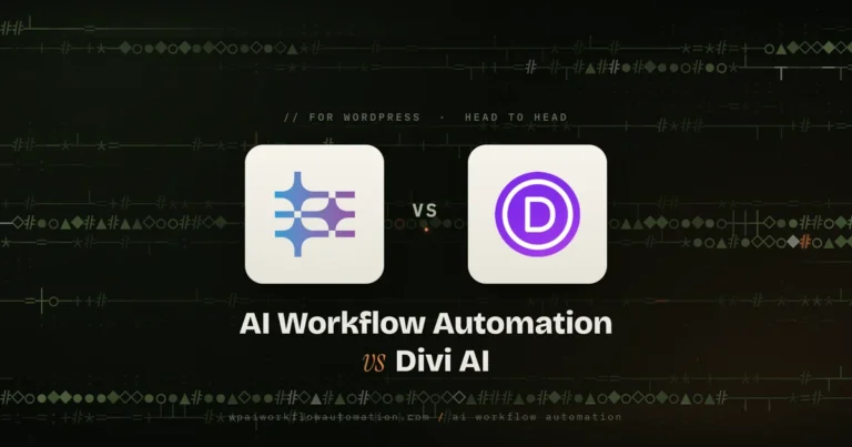 ai workflow automation vs divi ai