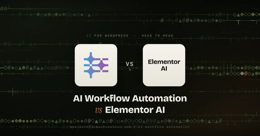 ai workflow automation vs elementor ai