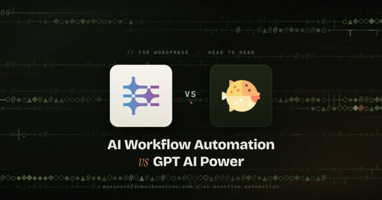 ai workflow automation vs gpt ai power