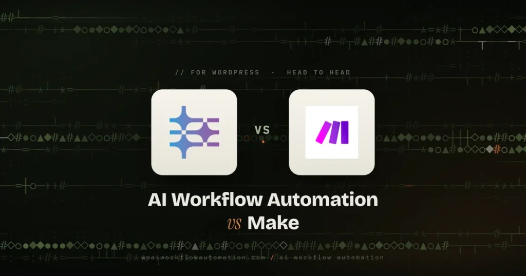 ai workflow automation vs make