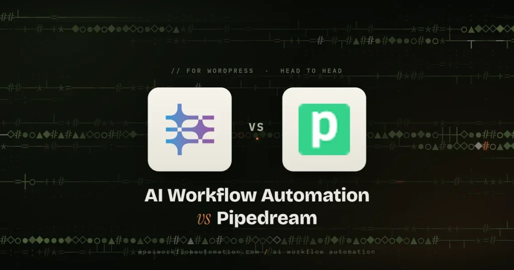 ai workflow automation vs pipedream