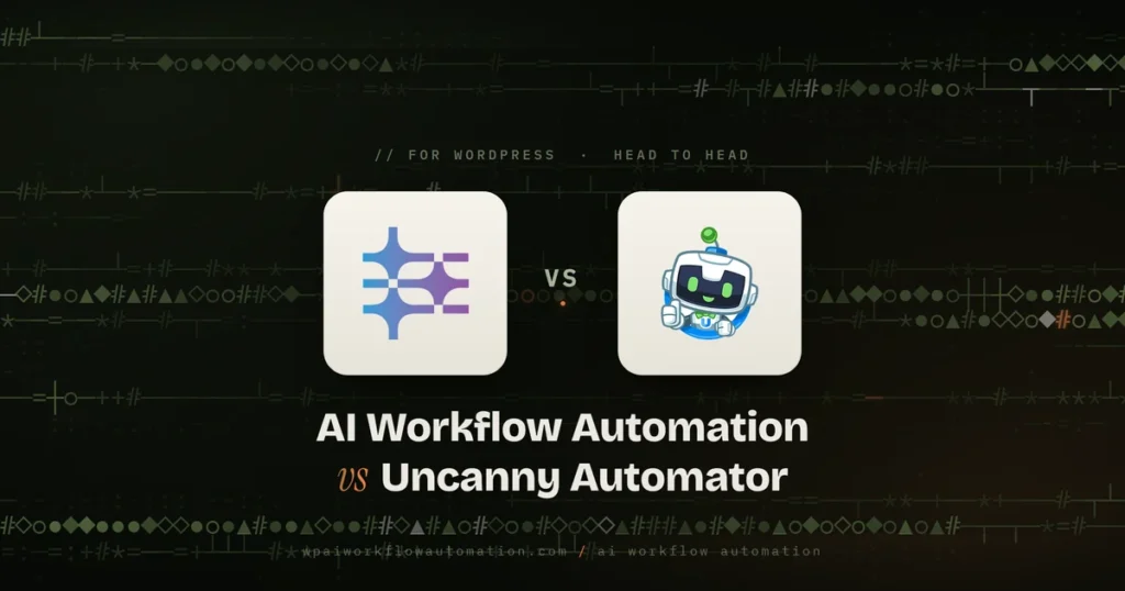 ai workflow automation vs uncanny automator 2
