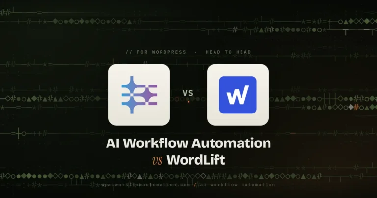 ai workflow automation vs wordlift