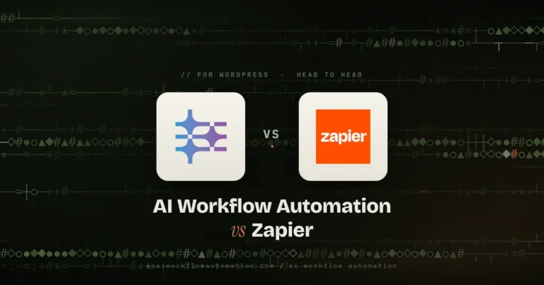 ai workflow automation vs zapier