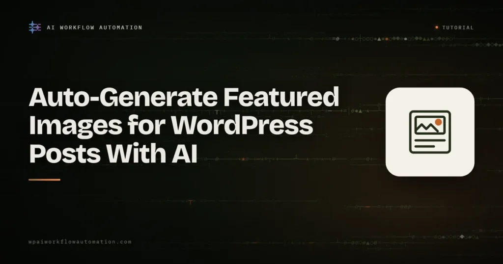 auto generate featured images wordpress ai