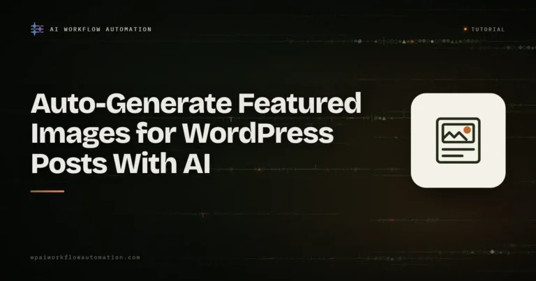 auto generate featured images wordpress ai