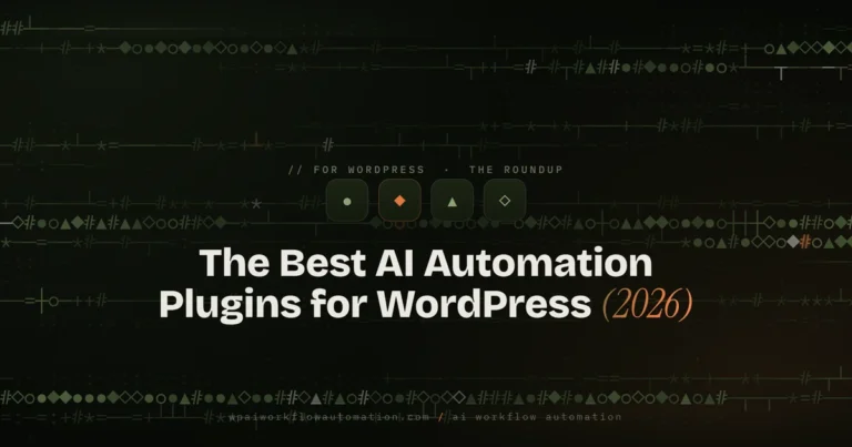 best ai automation plugins for wordpress 2026