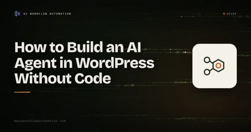 build ai agent wordpress no code