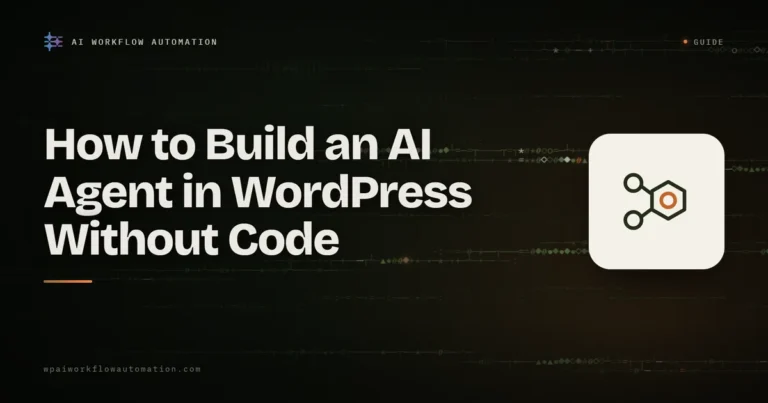 build ai agent wordpress no code