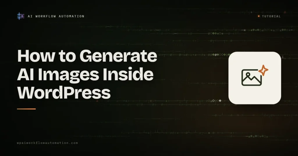 generate ai images in wordpress