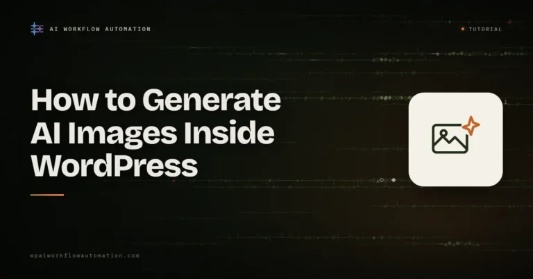 generate ai images in wordpress